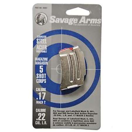 Savage Arms Magazine .22LR/17HM2 5RD Stainless