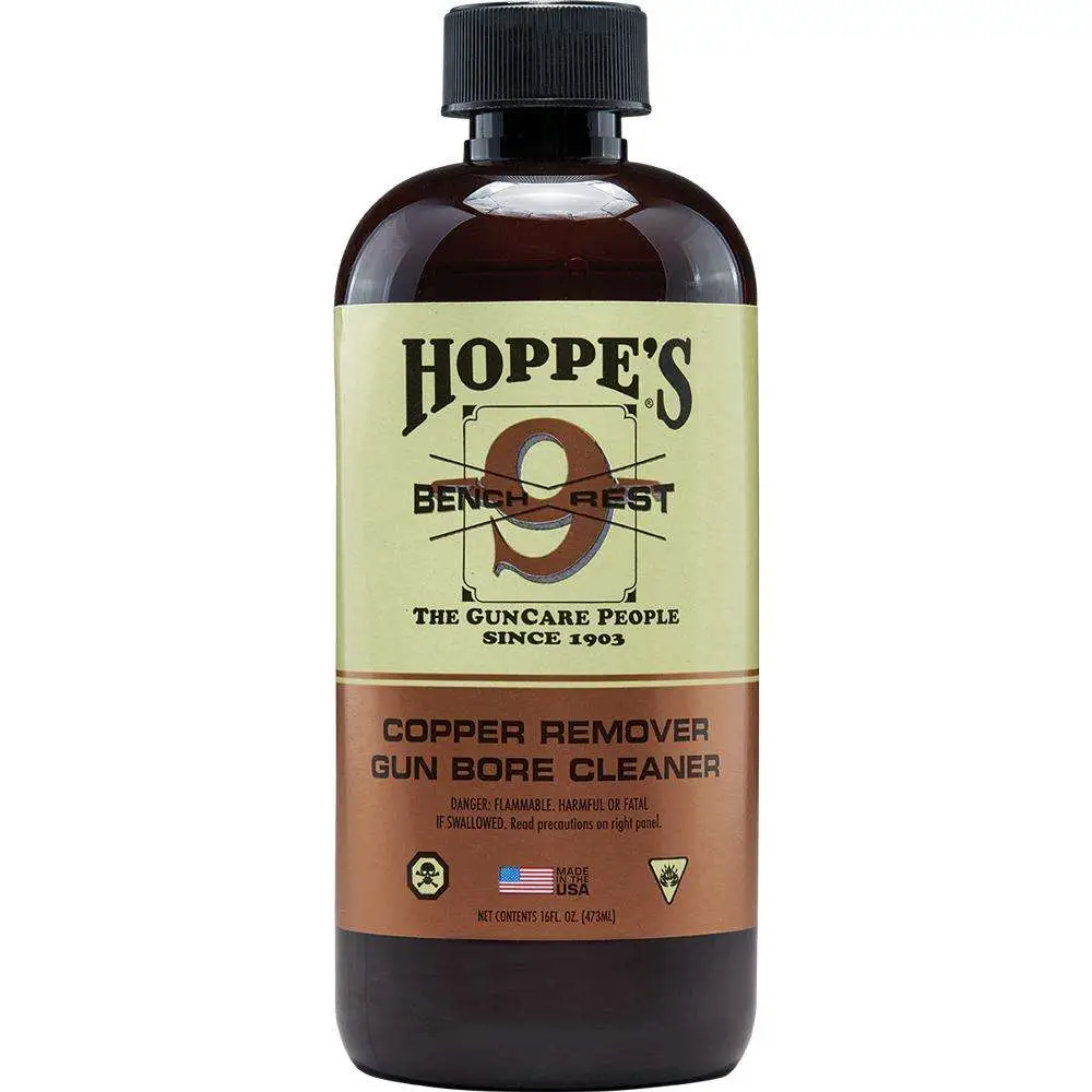 Hoppes No. 9 Bench Rest Copper Solvent 16 Oz Bottle