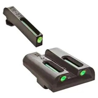Truglo Tfo Handgun Sights Set for Glock 17/19/22/23 Green/yellow