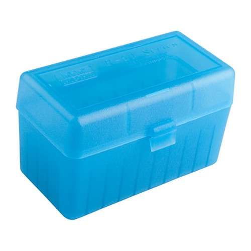 Mtm Case Guard Flip-top Ammo Box 50RD Clear Blue