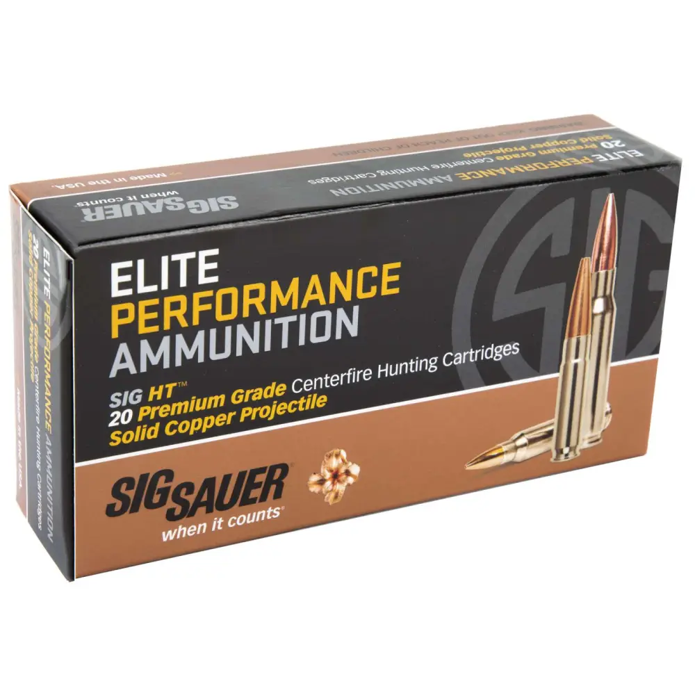 Sig Sauer Elite 6.5 Creedmoor 120GR Hunting Ammo BOX/20