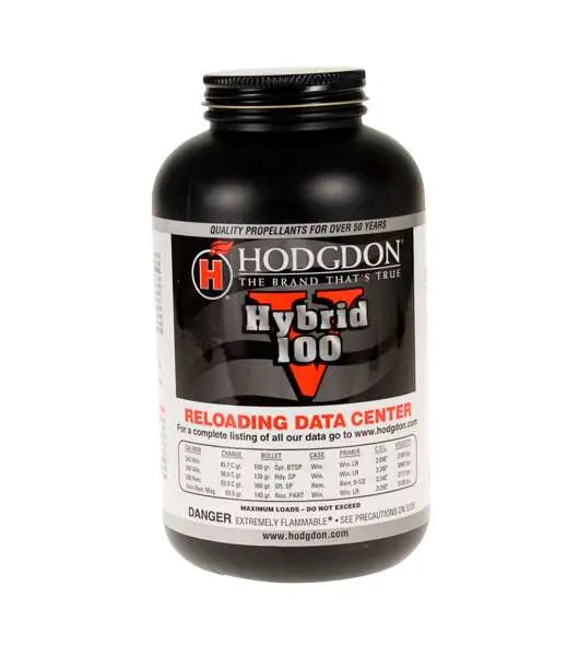 Hodgdon Powder Hybrid 100V 1LB Can 10 Per Case