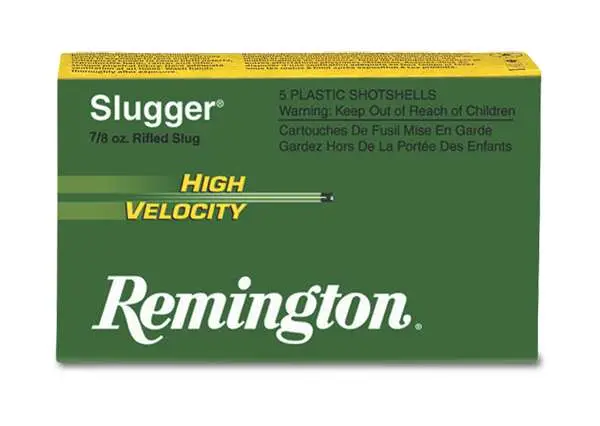 Remington Slugger High Velocity 20GA Rifled Slug 2-3/4 5RD