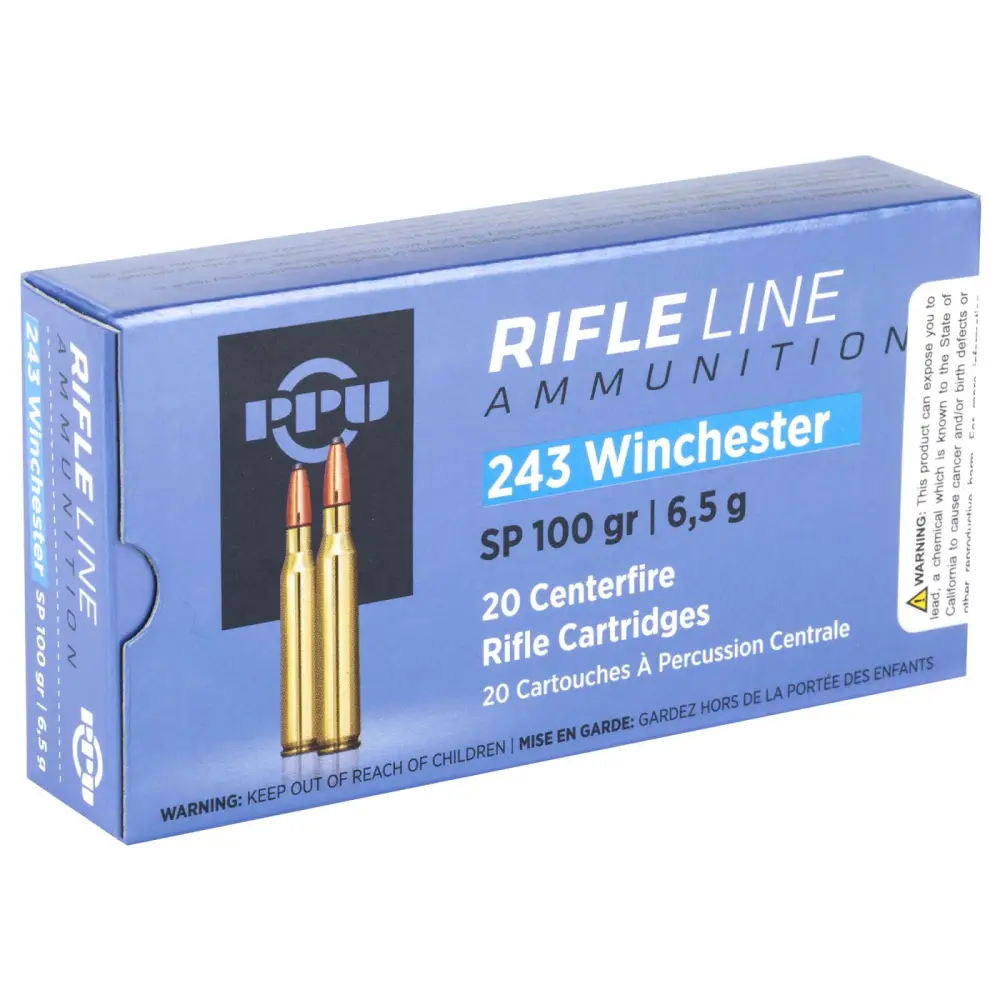 Prvi Partizan 243 Win 100GR Soft Point 20 Round Box