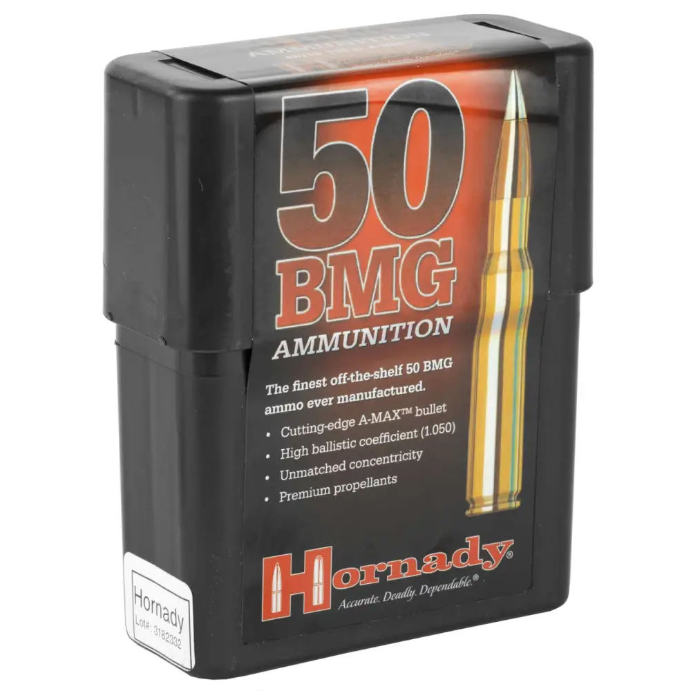Hornady Match 50 Bmg 750GR A-max Match 10RD