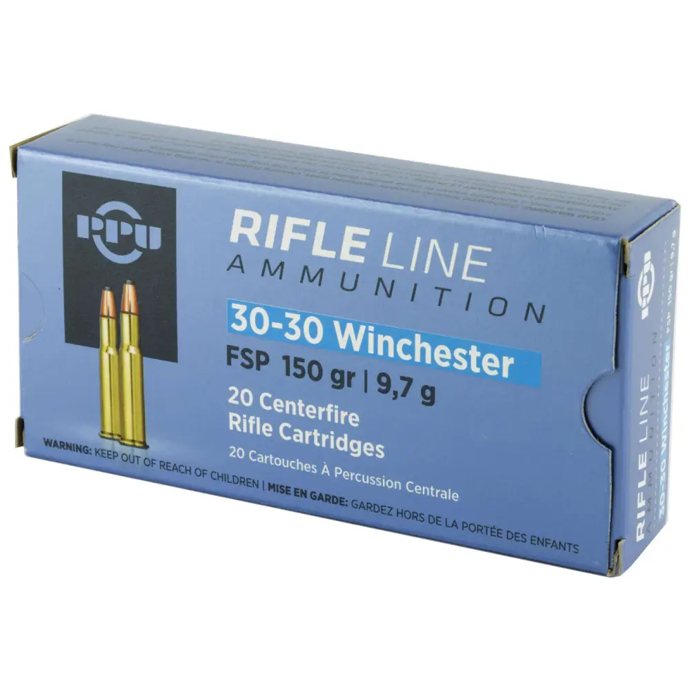 Ppu 30-30 Win 150GR Flat Soft Point 20 Round Box