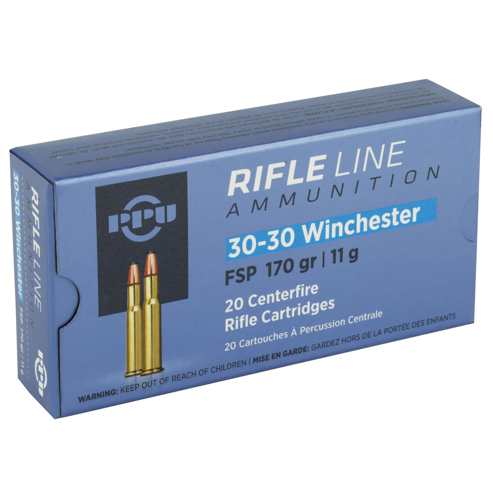 Prvi Partizan 30-30 Win 170GR Flat Soft Point 20-ROUND Box