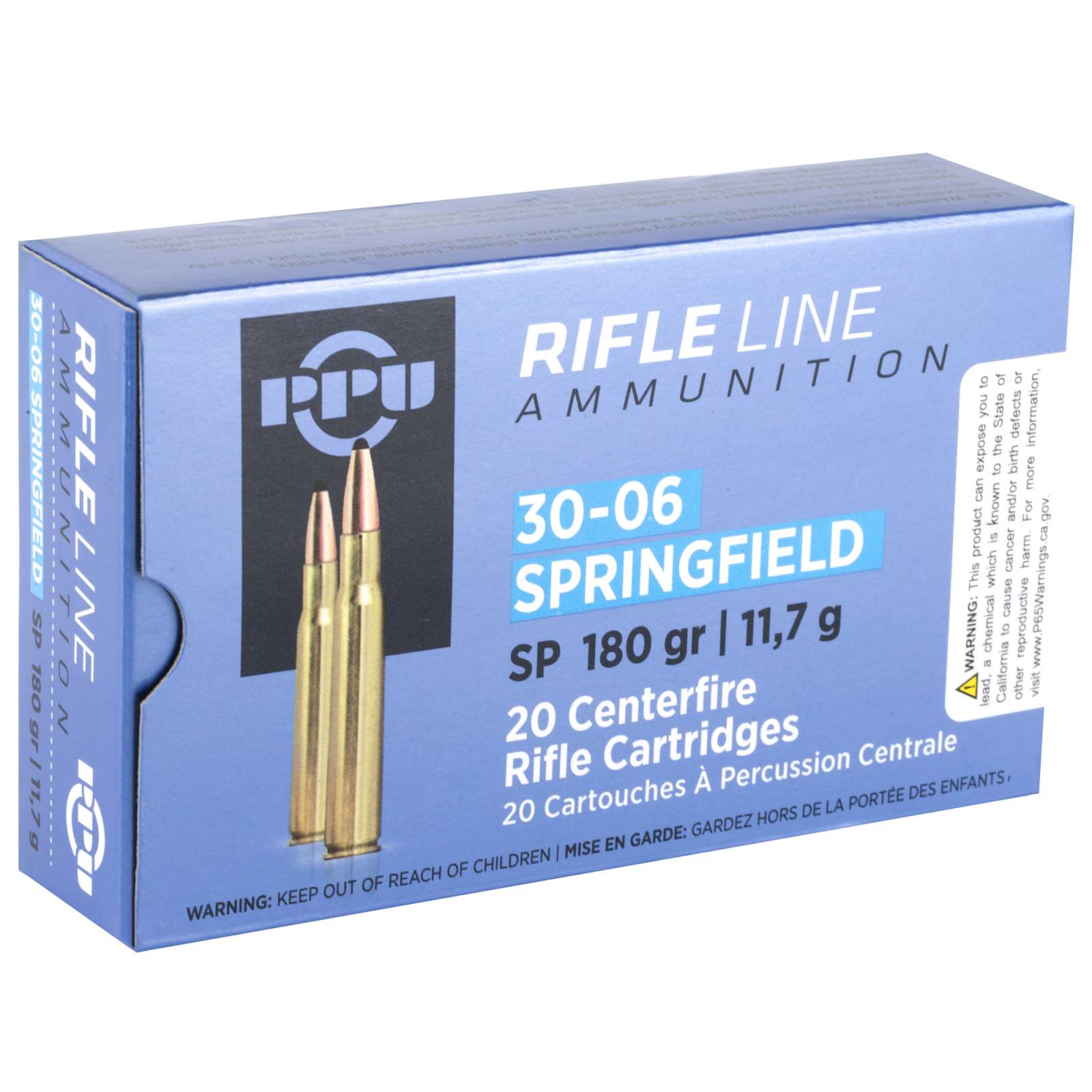 Ppu 30-06 Springfield 180GR Soft Point 20 Round Box