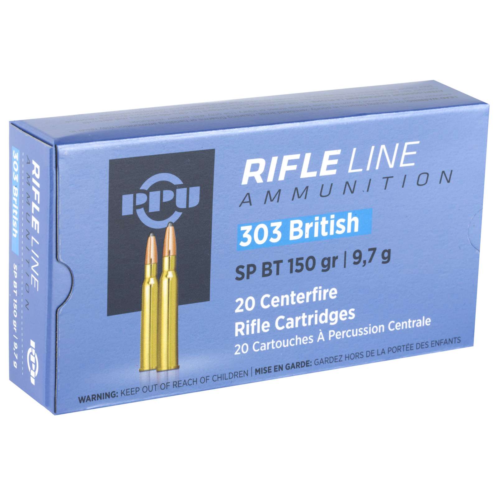 Ppu 303 British 150GR Soft Point 20 Round Box