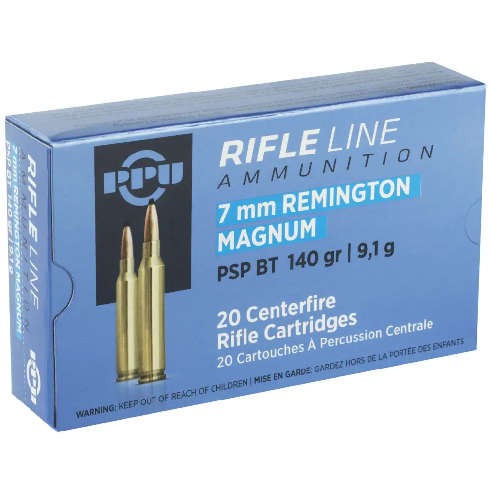 Ppu 7MM Rem Mag 140GR Psp 20RD