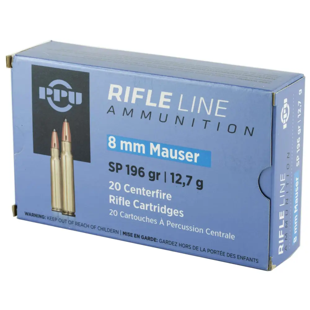 Prvi Partizan 8MM Mauser 196GR Soft Point 20RD