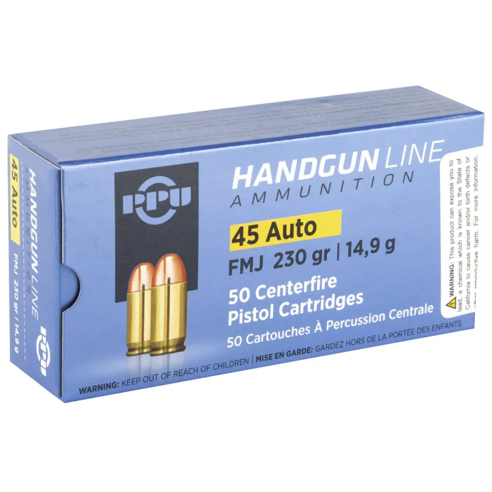 Ppu 45 Acp 230 Grain Fmj 50 Round Box