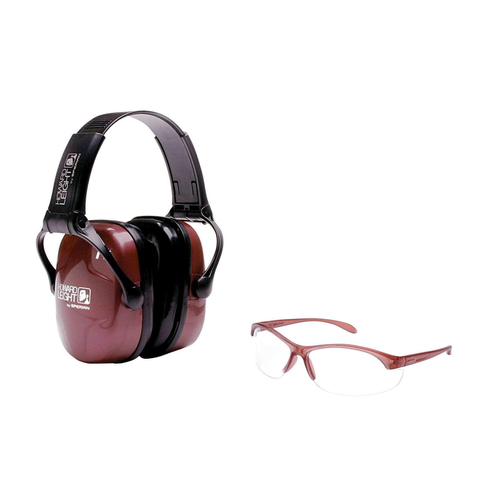 Howard Leight Womens Shooting Combo Kit - Dusty Rose