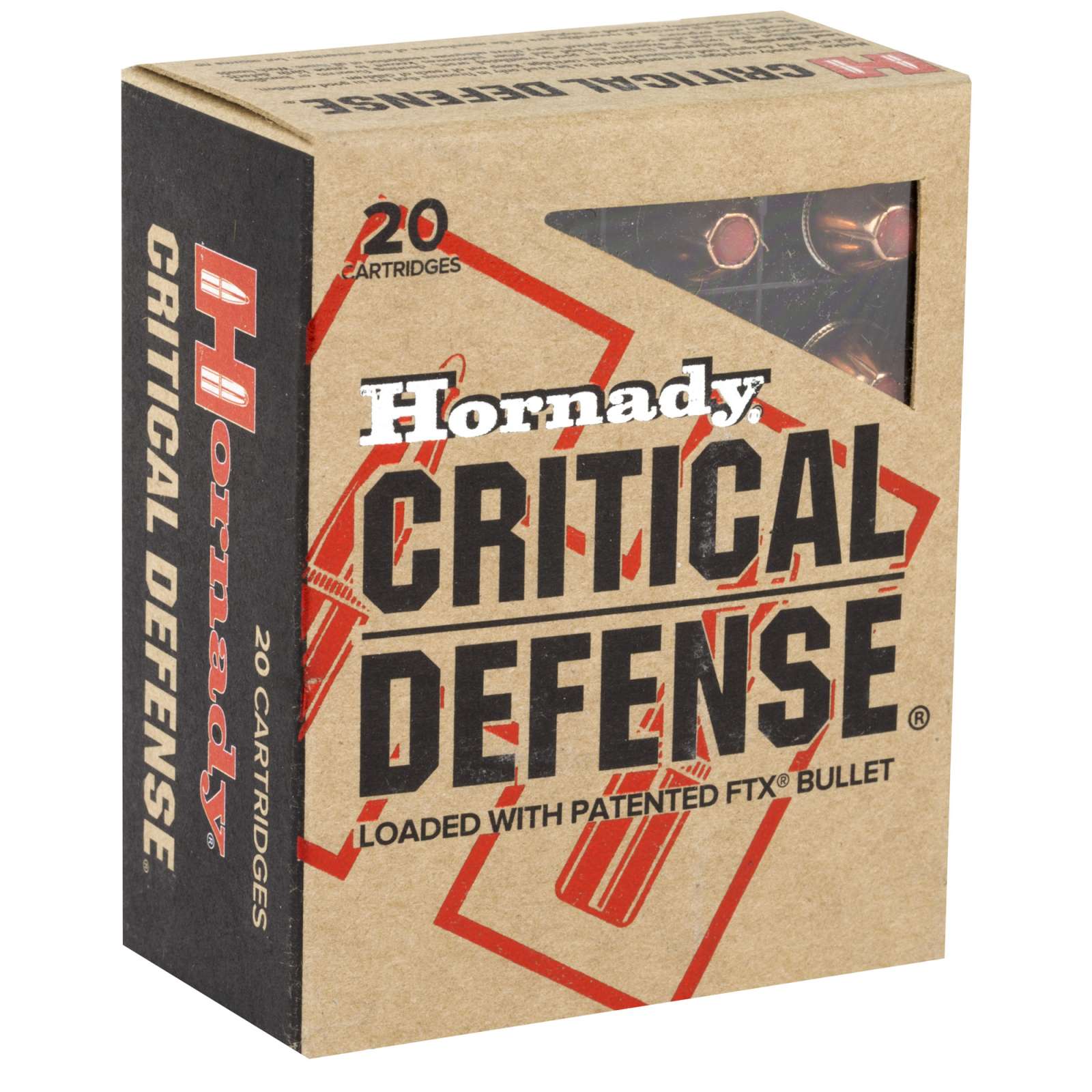 Hornady Critical Defense 40 S&w 165GR Flex Tip 20RD