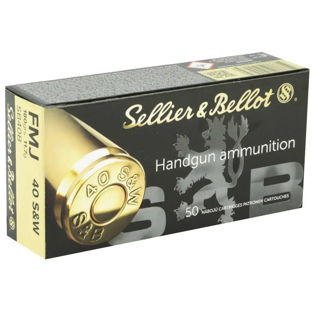 Sellier & Bellot 40 S&w 180 Gr Fmj 50-RD Box