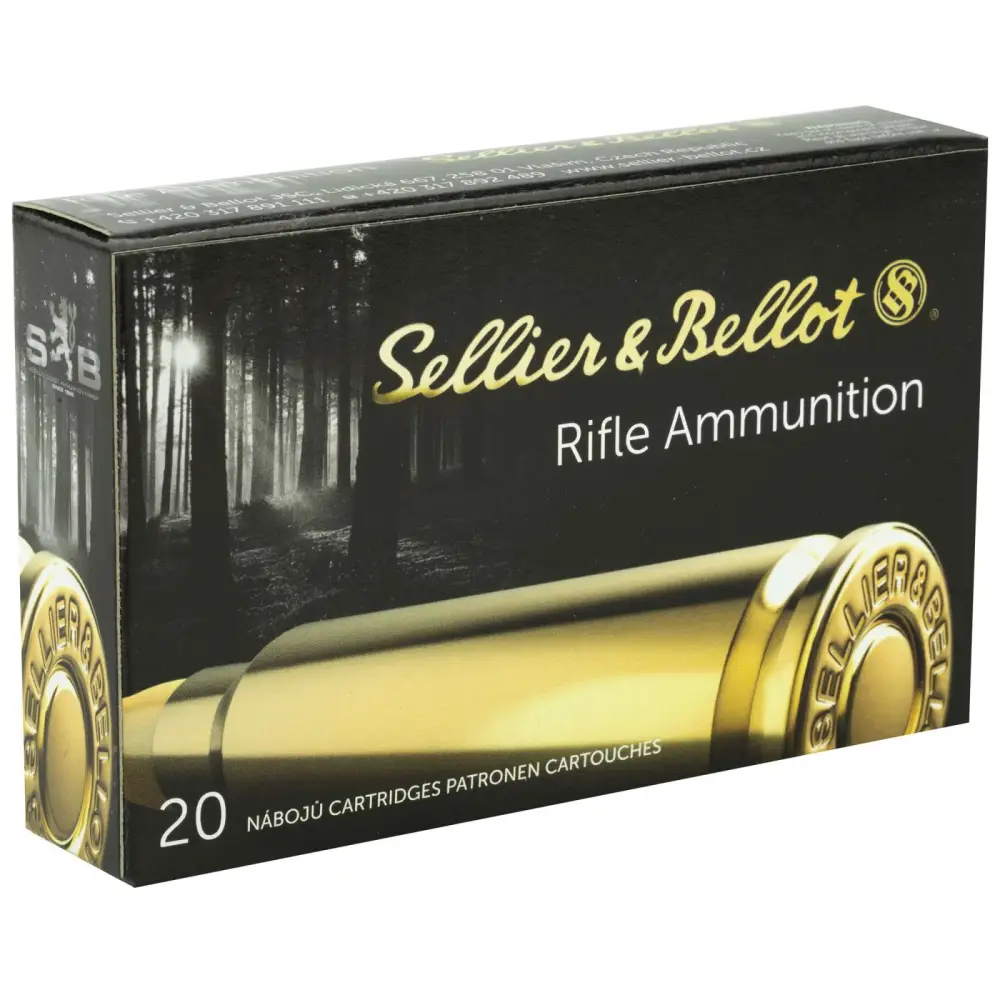 Sellier & Bellot 8X57JS Soft Point 196 Gr 20-ROUND Box