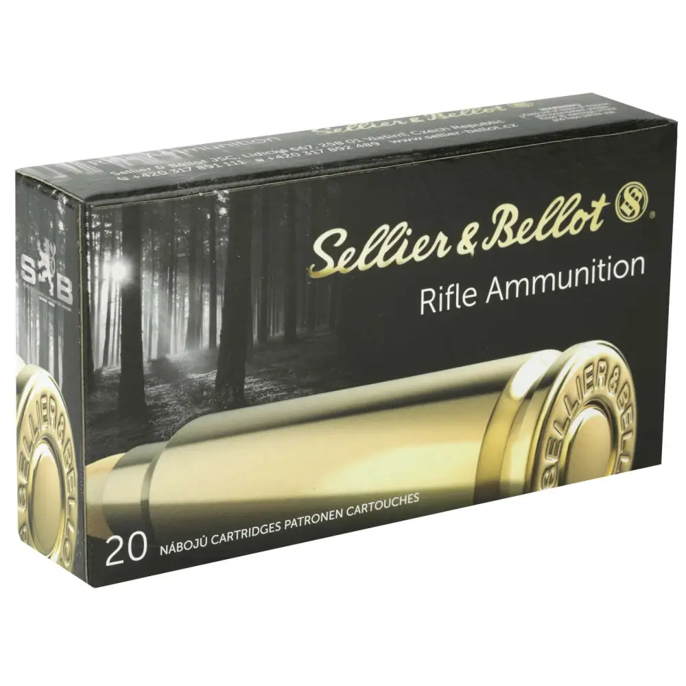 Sellier & Bellot 7.62X54R 180GR Soft Point 20-ROUND Box