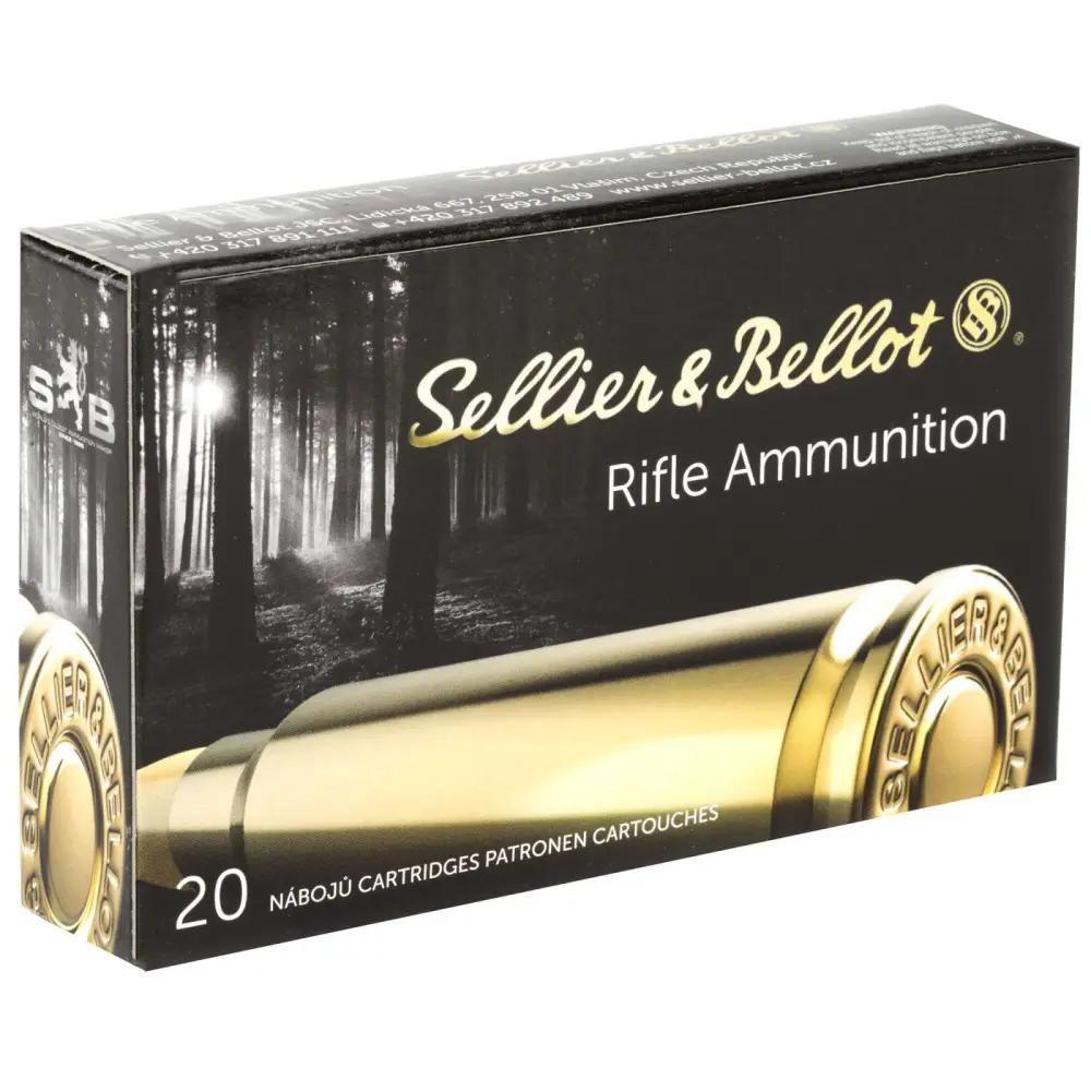 Sellier & Bellot 7X57 Mauser 140GR Soft Point 20-ROUND Box