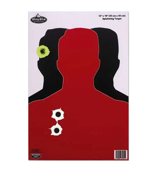 Birchwood Casey Dirty Bird 12X18 Silhouette Iii Target - 8 Pack