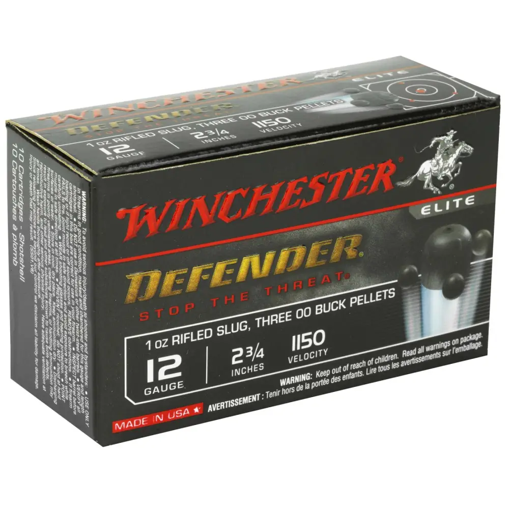 Winchester Defender 12GA 2.75 Slug/buckshot Combo 10RD
