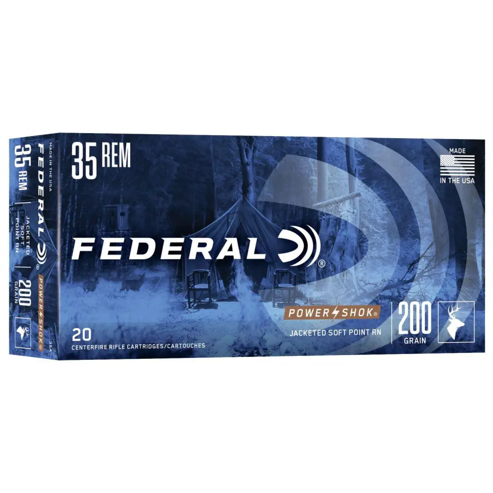 Federal Power Shok 35 Rem 200GR 20RD Ammo