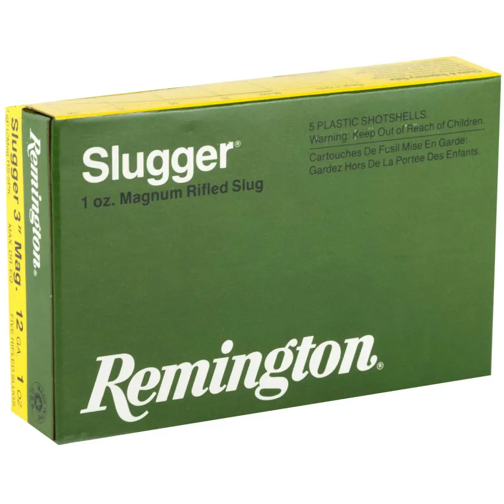 Remington Slugger 12GA 3 1OZ Rifled Slug 5RD Box
