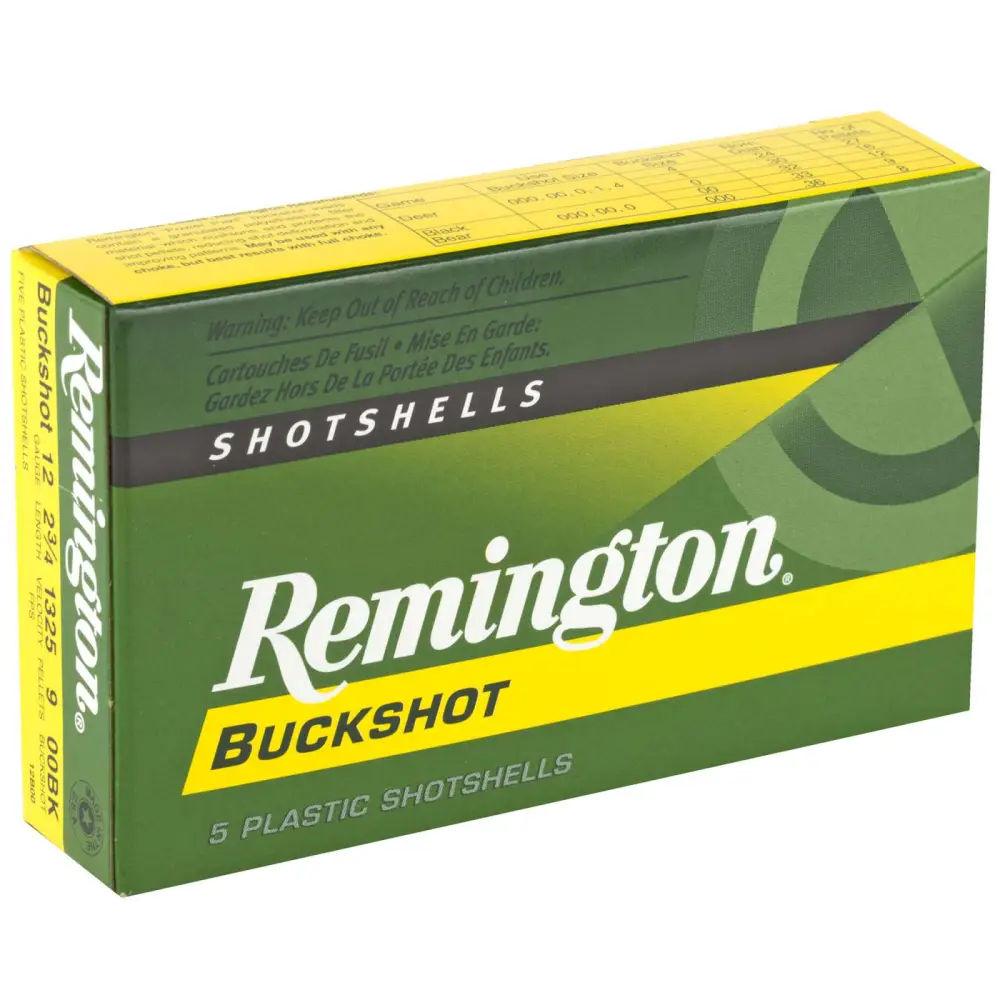 Remington Express Buckshot 12GA 00 Buck 9 Pellets 5RD