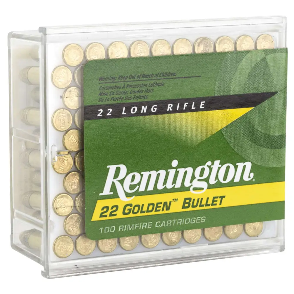 Remington 22LR 40GR Hv Plated Lead Round Nose 100RD