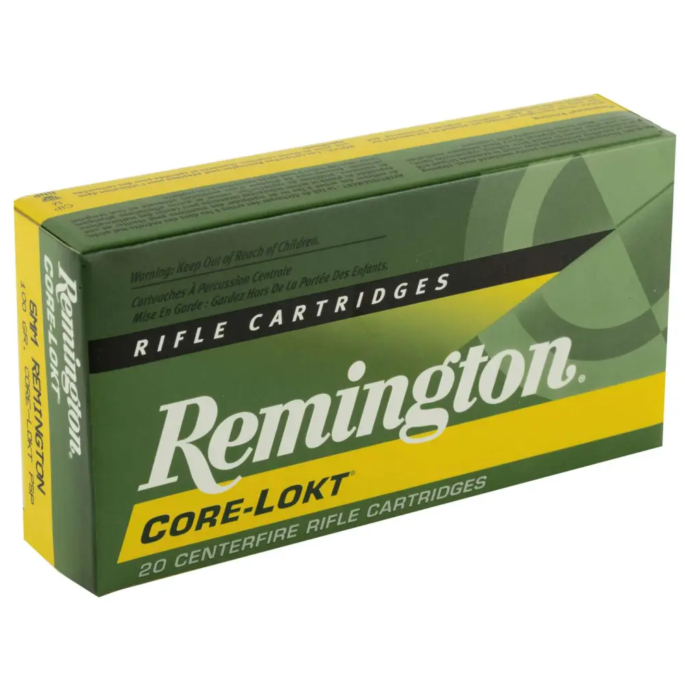 Remington 6MM Rem 100GR Core-lokt Psp Ammo 20RD