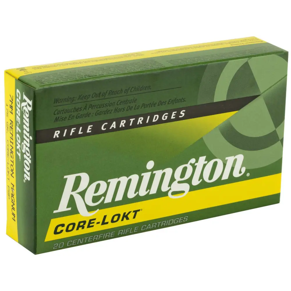 Remington 7MM Rem Mag 175GR Core-lokt Psp 20RD