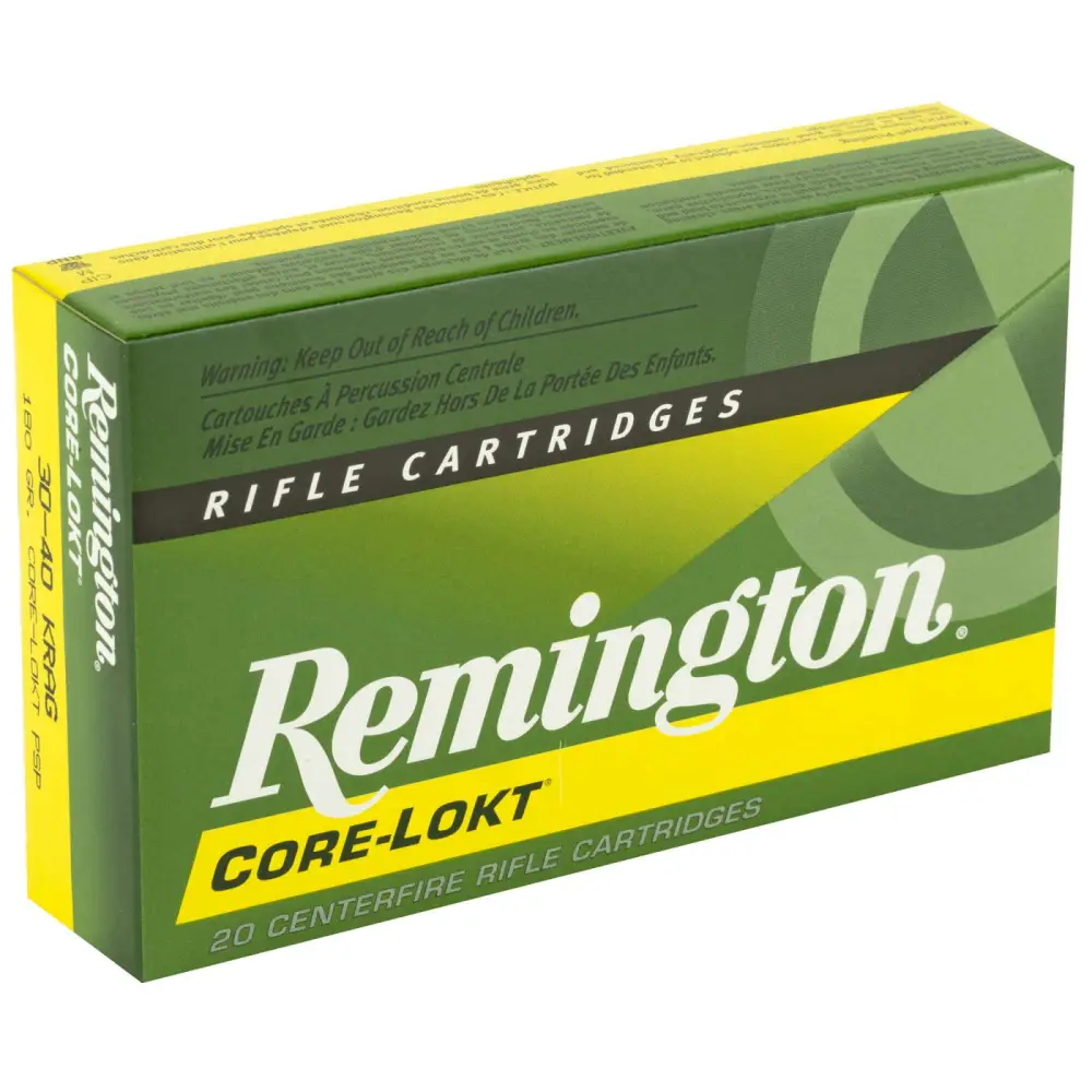 Remington 30-40 Krag 180GR Core-lokt Psp 20RD