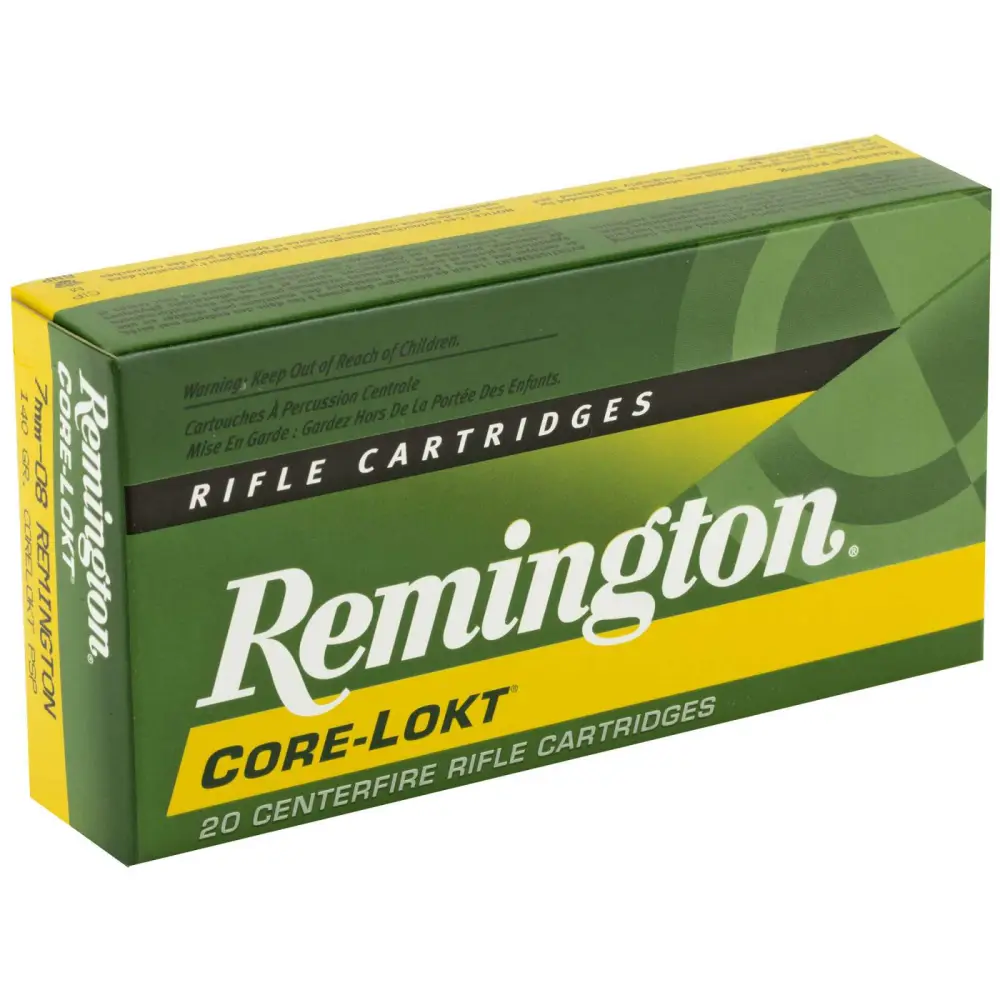 Remington 7MM-08 Rem 140GR Core-lokt Psp 20RD