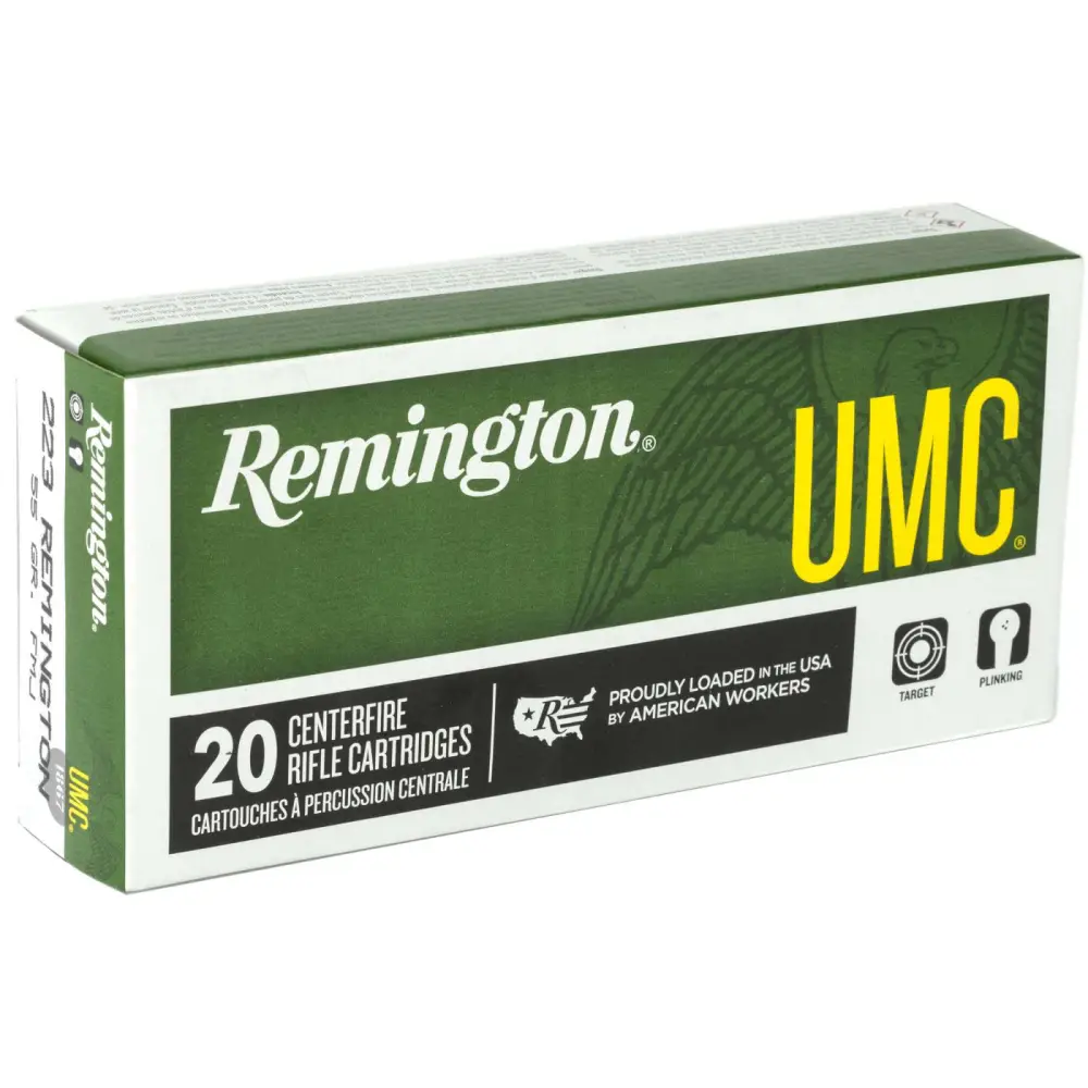 Remington Umc 223 Rem 55GR Fmj 20RD