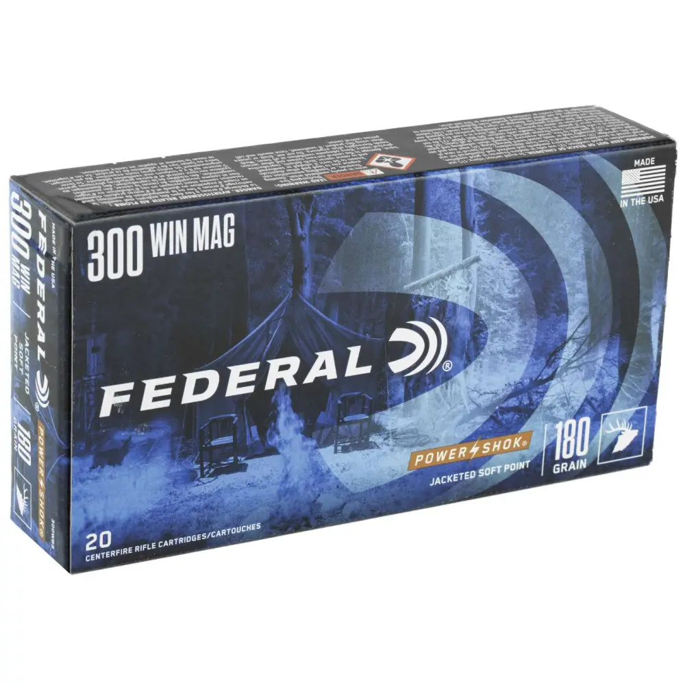 Federal Powershok 300 Win Mag 180GR Soft Point 20RD