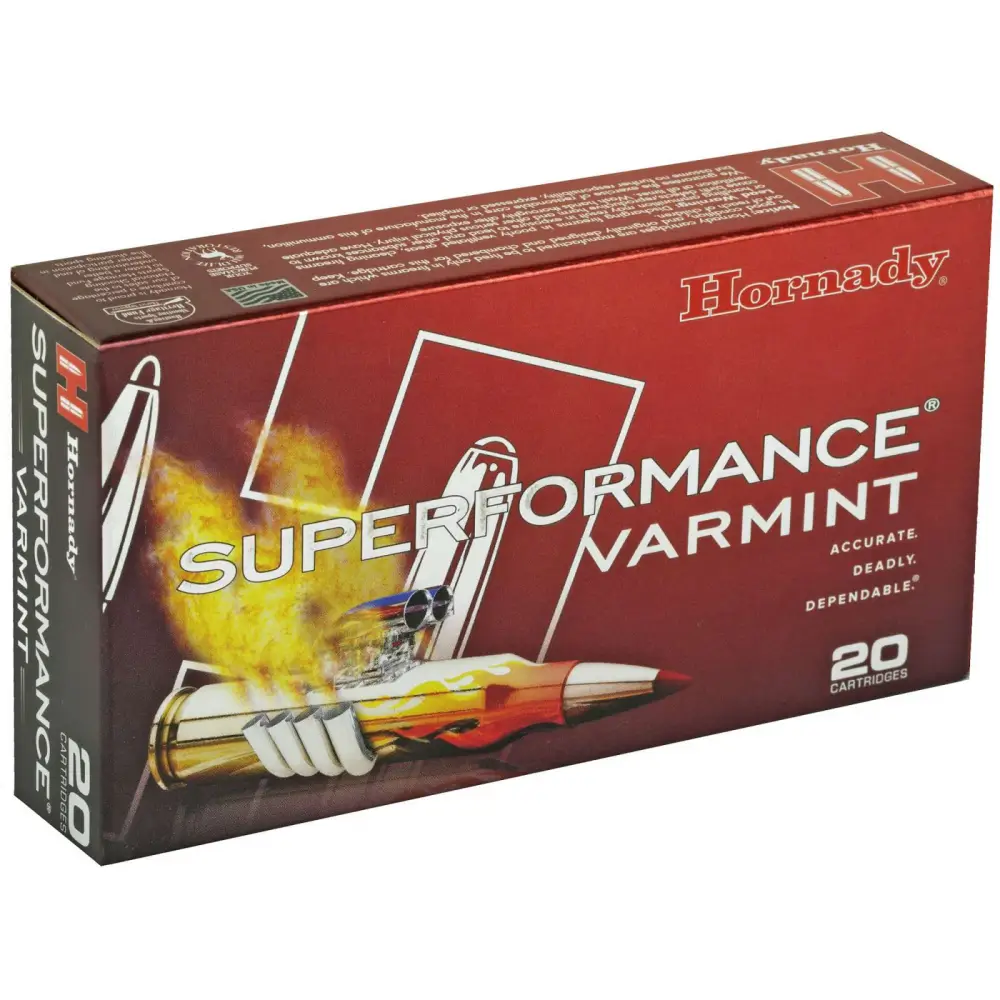 Hornady Superformance Varmint .222 Rem 50GR V-max 20RD