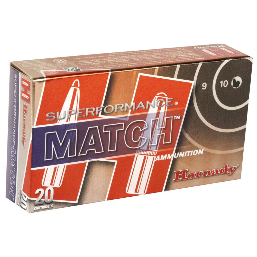 Hornady Superformance Match 5.56 Nato 75GR Bthp 20RD