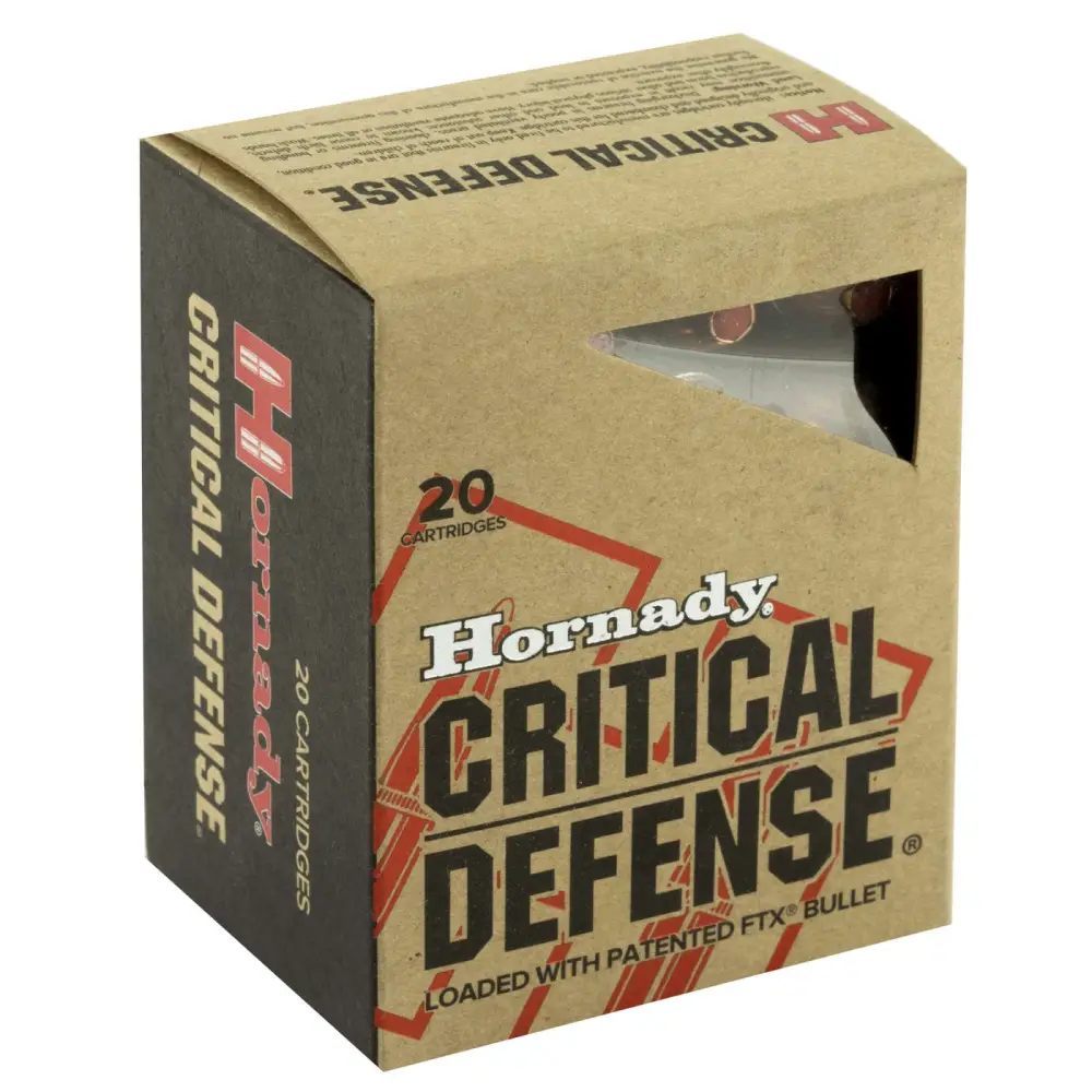 Hornady Critical Defense 45 Colt 185GR Ftx 20RD