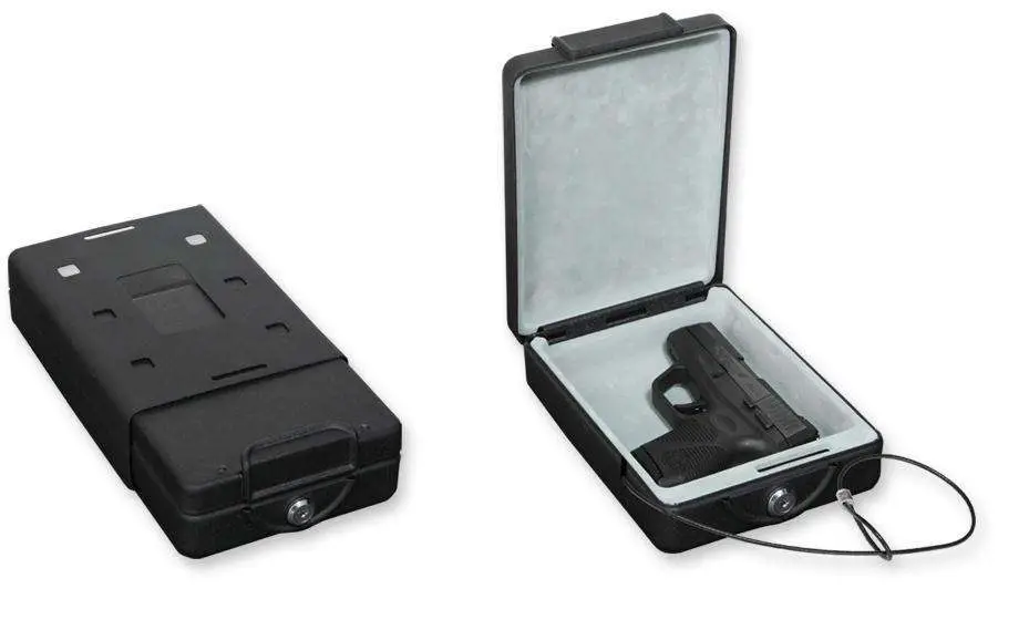 Bulldog Car Vault Black 8.2X6X2.2 With Key Lock