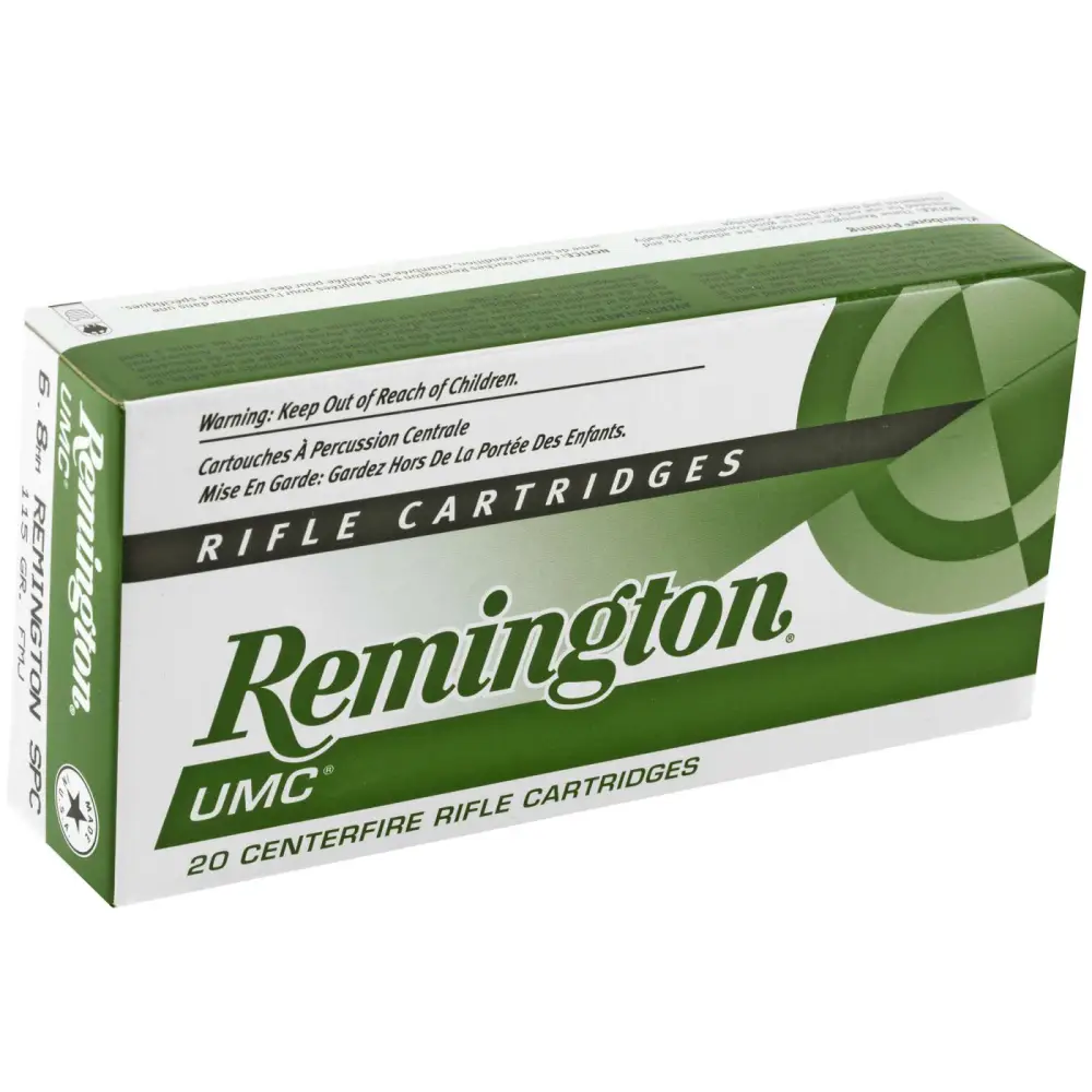 Remington Umc 6.8 Rem Spc 115GR Full Metal Jacket 20RD