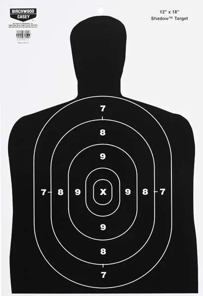 Birchwood Casey Eze-scorer 12X18 BC27 Silhouette Target 10PK