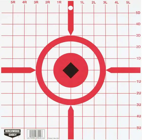 Birchwood Casey Rigid Crosshair Sight-in Target 12 10-PK