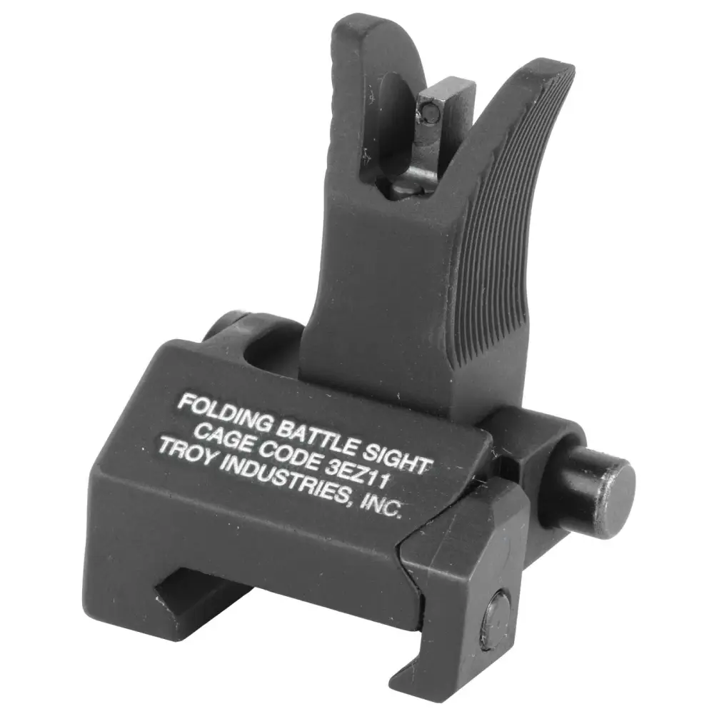 Troy Industries M4 Tritium Front Folding Battle Sight Black