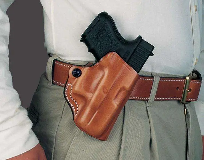 Desantis Mini Scabbard Holster Rh for Glock 19/23/32/36 - Black - Image 2