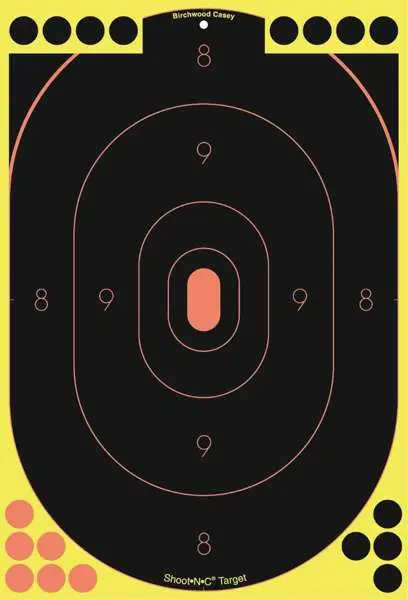 Birchwood Casey Shoot-n-c Target Silhouette 12X18 5 Pack