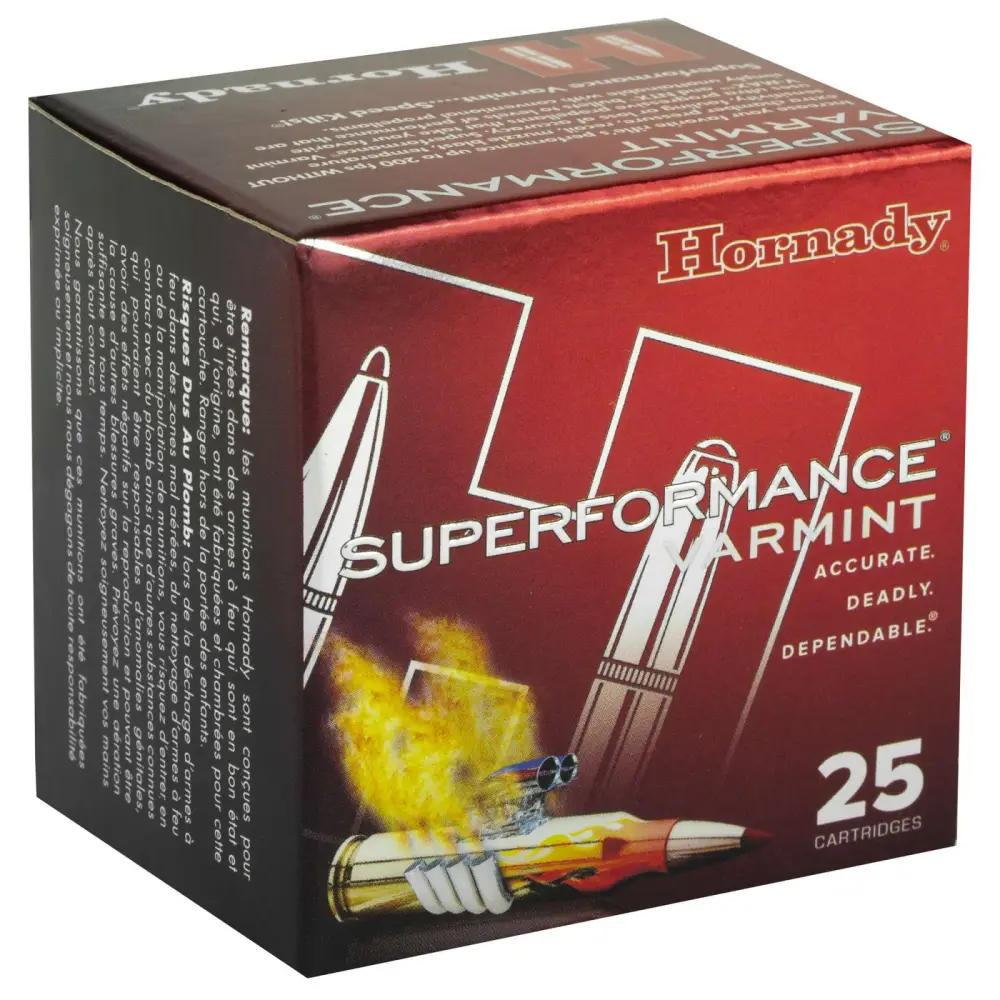Hornady Superformance Varmint .17 Hornet 20GR V-max 25RD