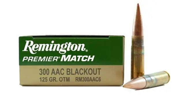 Remington Matchking Ammo 300 Aac Blackout 125GR 20-RD