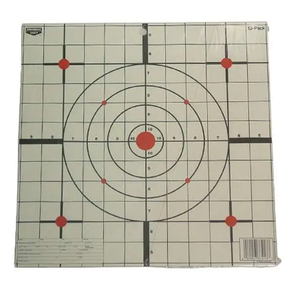 Birchwood Casey Eze-scorer 12 Sight-in Paper Targets - 13 Pack