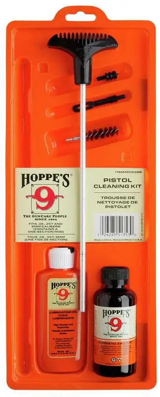 Hoppes Clamshell Cleaning Kit for .22 Caliber Pistol