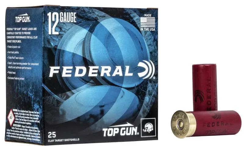 Federal Top Gun 12GA 2-3/4 1-1/8OZ 7.5 Shot 25RD