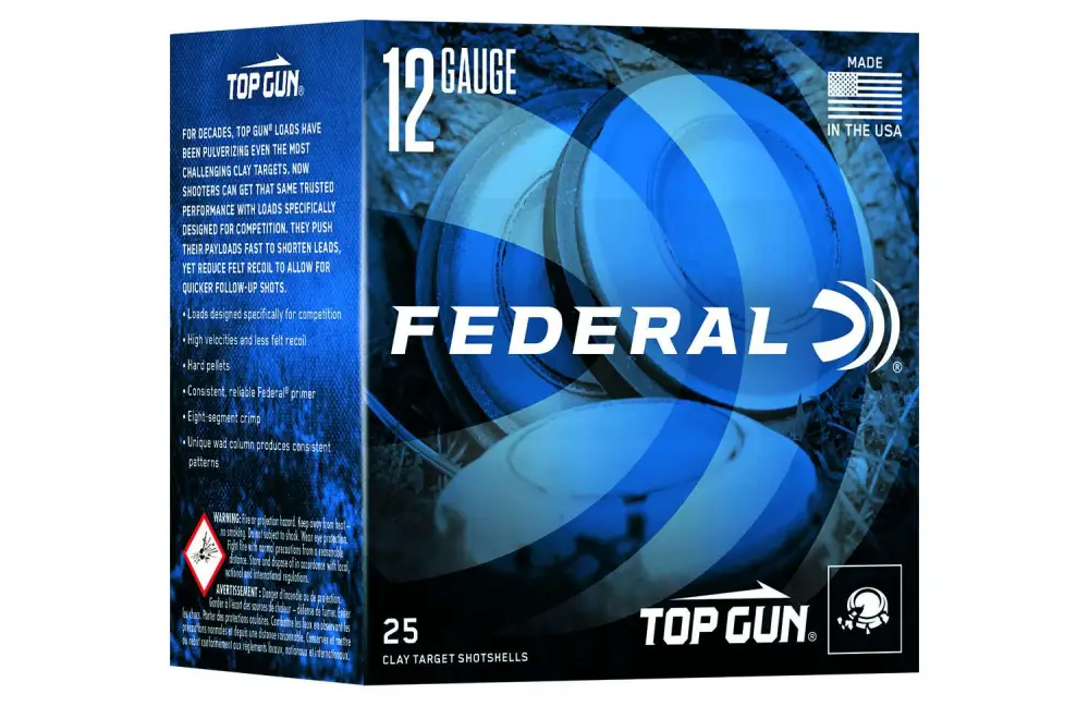 Federal Top Gun 12GA 2.75 1OZ 8 Shot 25RD
